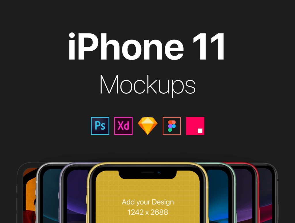 iPhone11模型手机样机素材模板iPhone 11 Mockups插图1