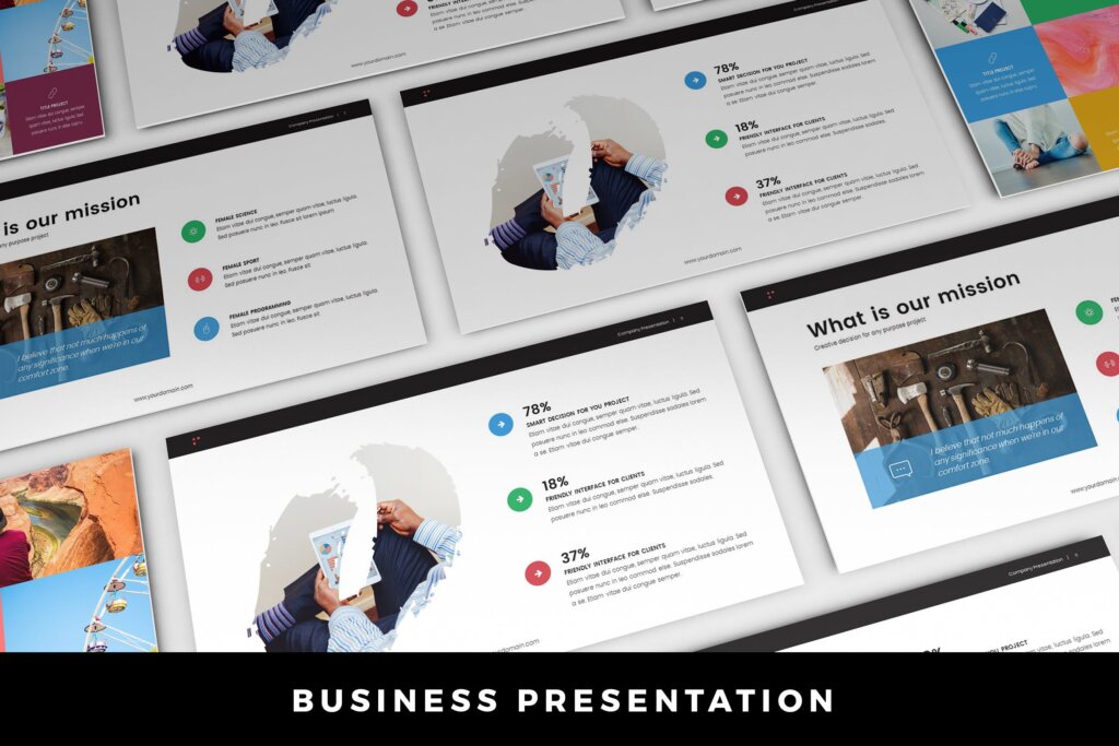 企业商务概念主题演讲企业多用商务ppt模板Business Presentation  QQ9P2K