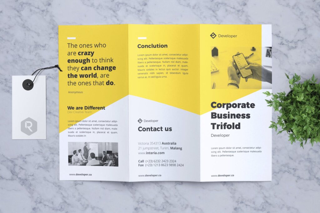 企业商业传单市场营销企业策划模板素材下载Corporate Business Flyer Vol 16