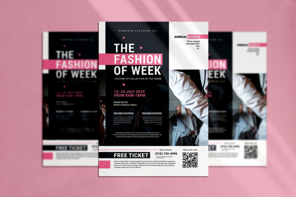 Fashion Of Week Flyer
