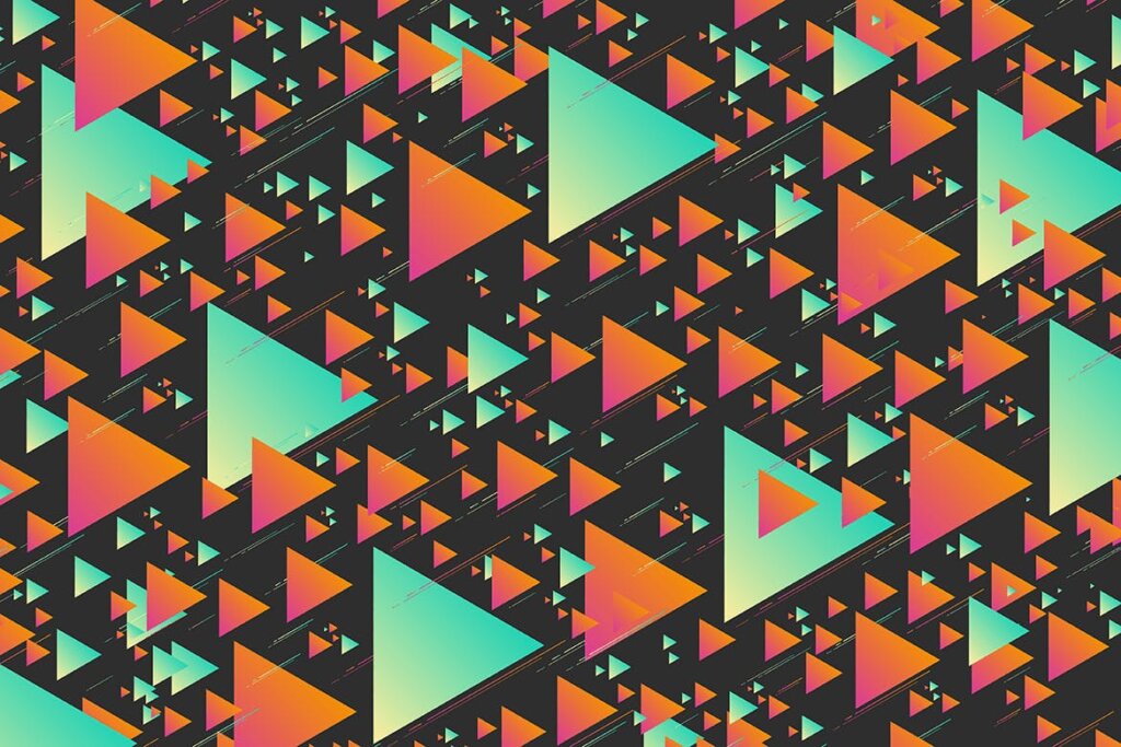 随机金字塔背景装饰图案纹理素材Triangles Motion Backgrounds插图9