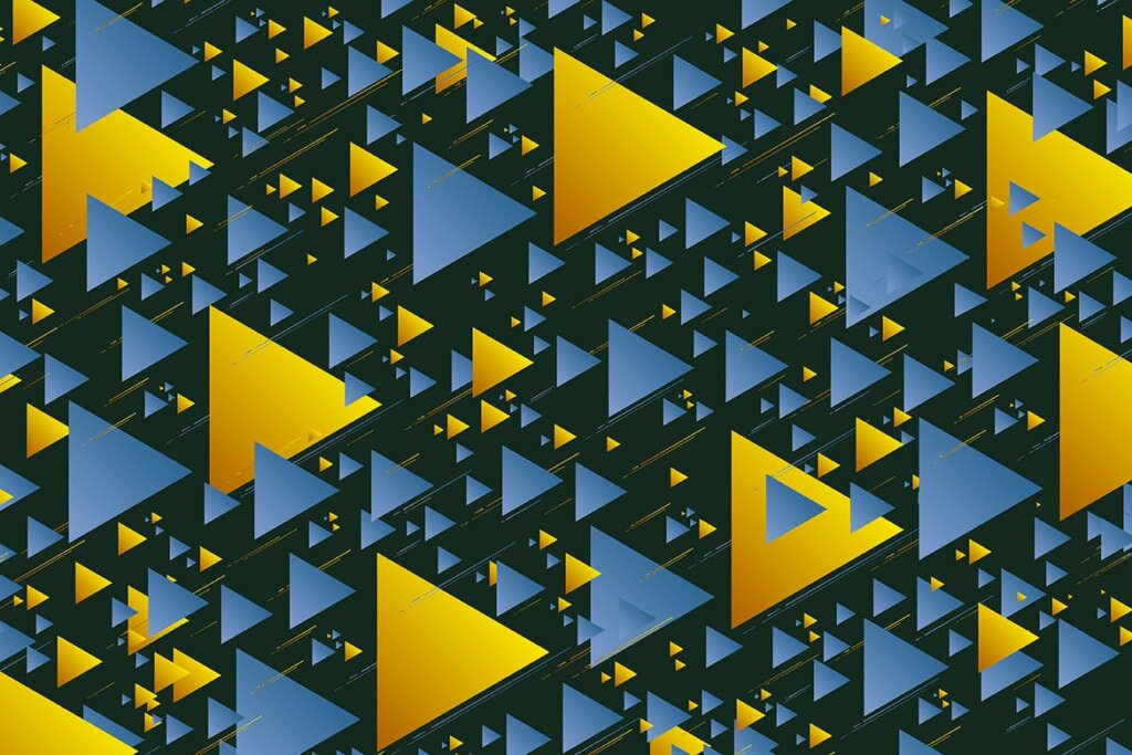 随机金字塔背景装饰图案纹理素材Triangles Motion Backgrounds插图10