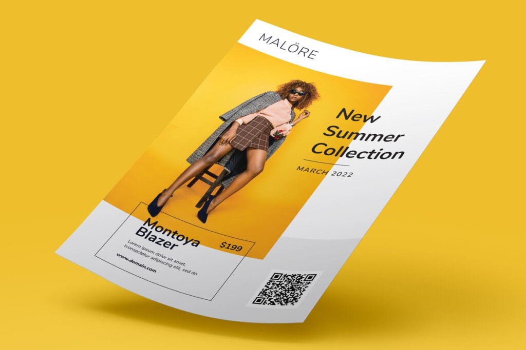 女性时尚服装企业传单海报模板素材下载NU4PRN插图1