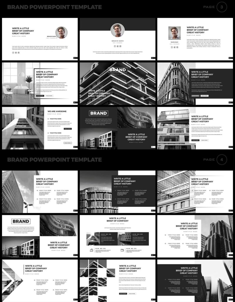 美食品牌幻灯片PPT模板素材下载Brand PowerPoint Presentation Template插图2