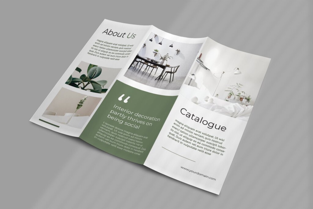 房地产三倍的小册子宣传折页模版素材下载Properties Trifold Brochure Promotion插图2