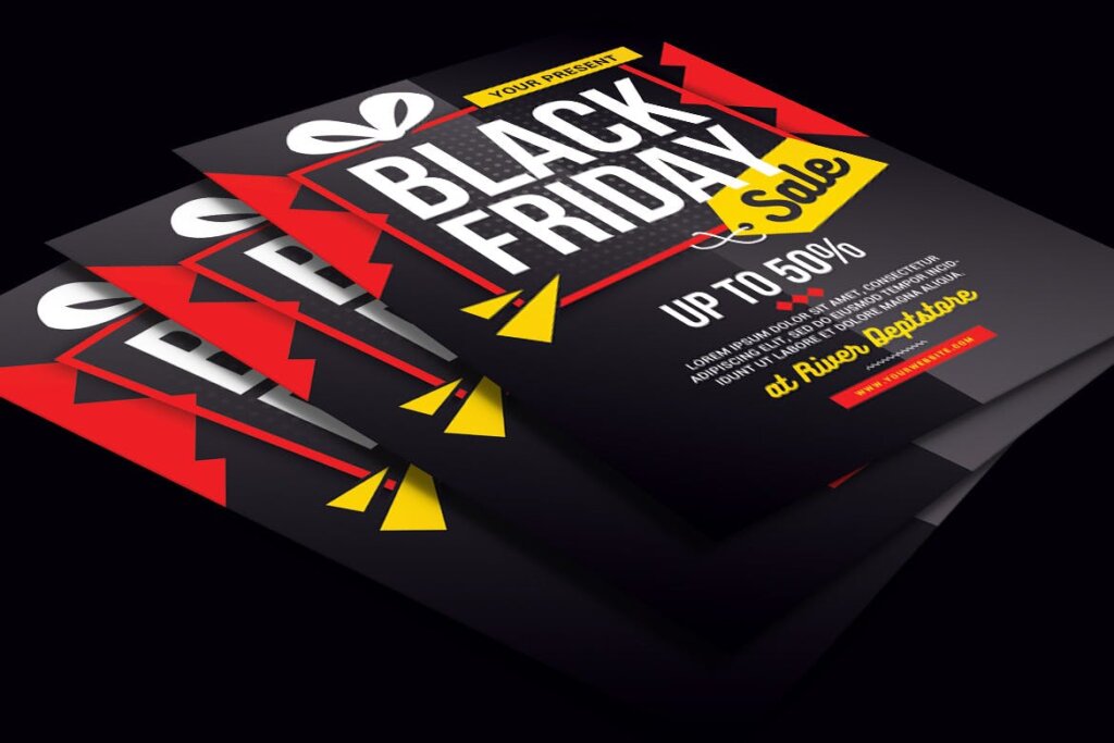 黑色星期五促销活动派对海报传单模版素材下载4W9CQLA插图3