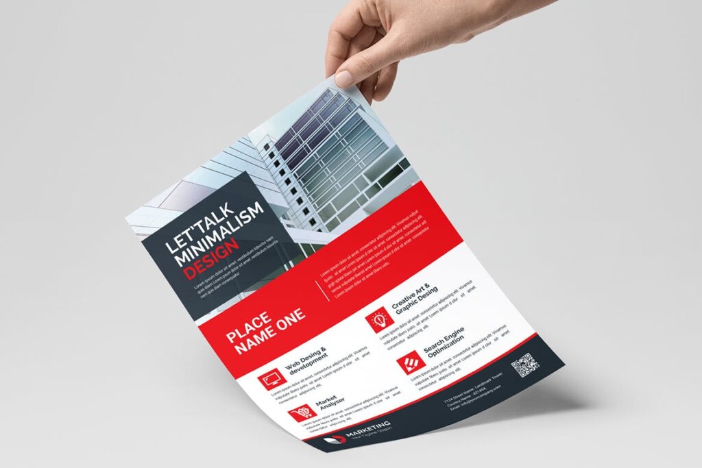 企业商务宣传/产品介绍传单海报模板素材Business Flyer Template 35插图3