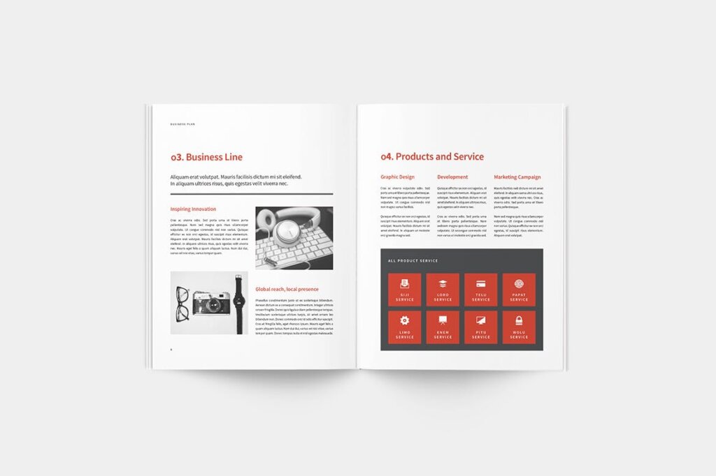 20页商务画册企业品牌宣传手册模板素材Business Plan VYRS2M插图3