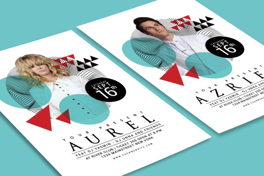 高端时尚服装展览会海报穿单模板素材3FMZYQ插图3