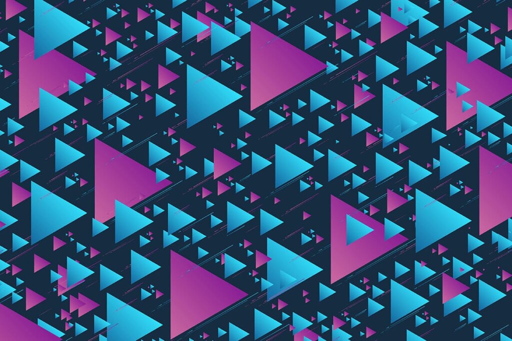 随机金字塔背景装饰图案纹理素材Triangles Motion Backgrounds插图3