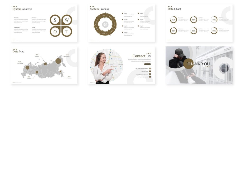 高端商务报告报告幻灯片PPT模版素材下载Unleash Business Google Slide Template插图3