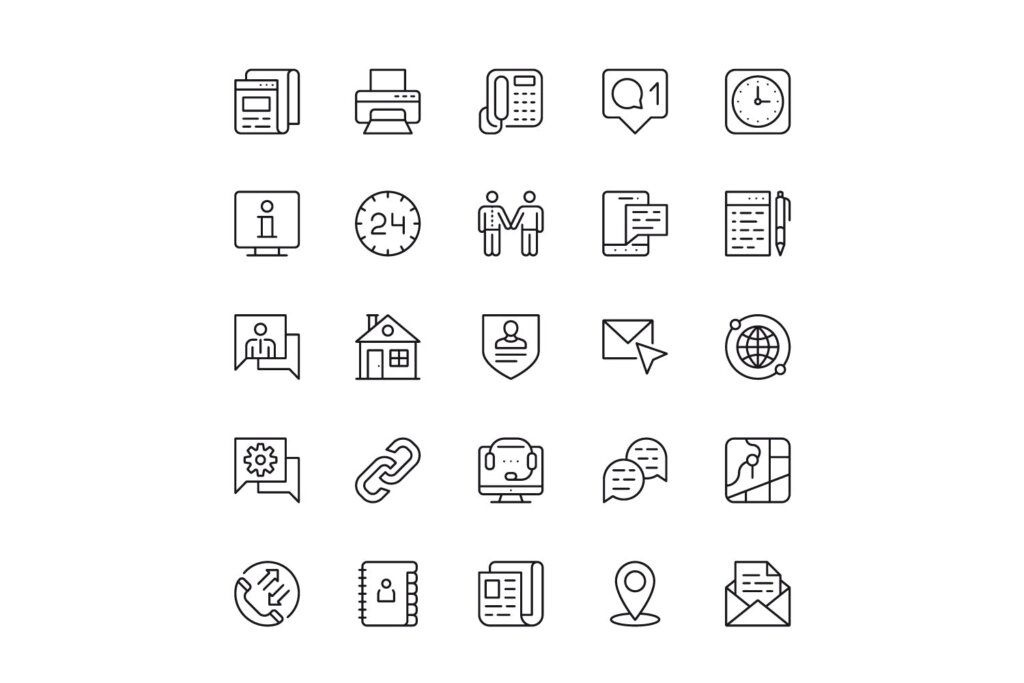 150个数据分析线性图标icon素材下载150 Line Icons  XNYRKN插图4