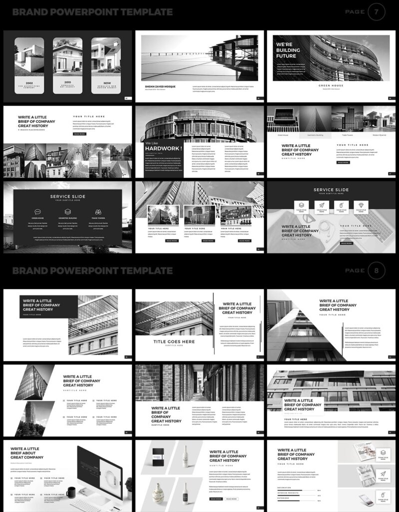 美食品牌幻灯片PPT模板素材下载Brand PowerPoint Presentation Template插图4
