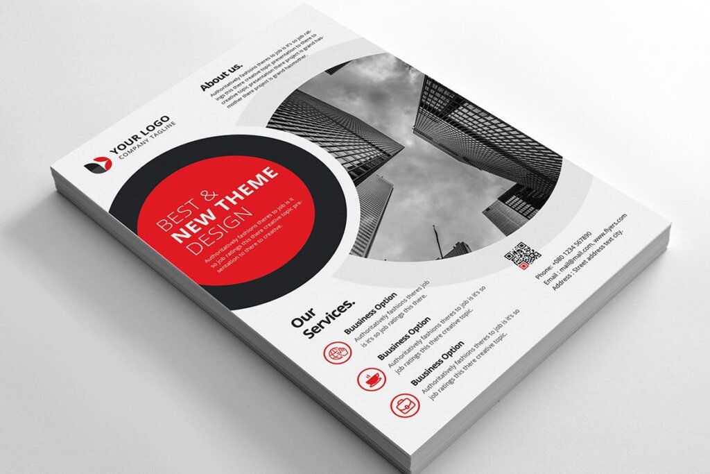 产品发布会市场营销活动传单海报模板素材下载Business Flyer Template 13插图4