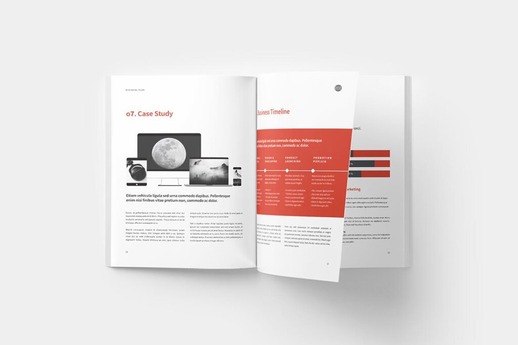 20页商务画册企业品牌宣传手册模板素材Business Plan VYRS2M插图5