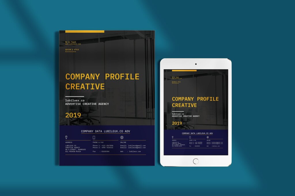 创意代理公司简介/方案宣传册设计模板素材下载Creative Agency Company Profile插图5