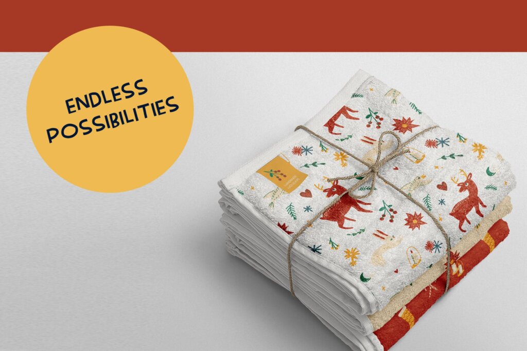 圣诞节装饰图案纹理/邀请函贺卡装饰图案毛巾装饰图案Handmade Holiday 2FFBSRN插图5