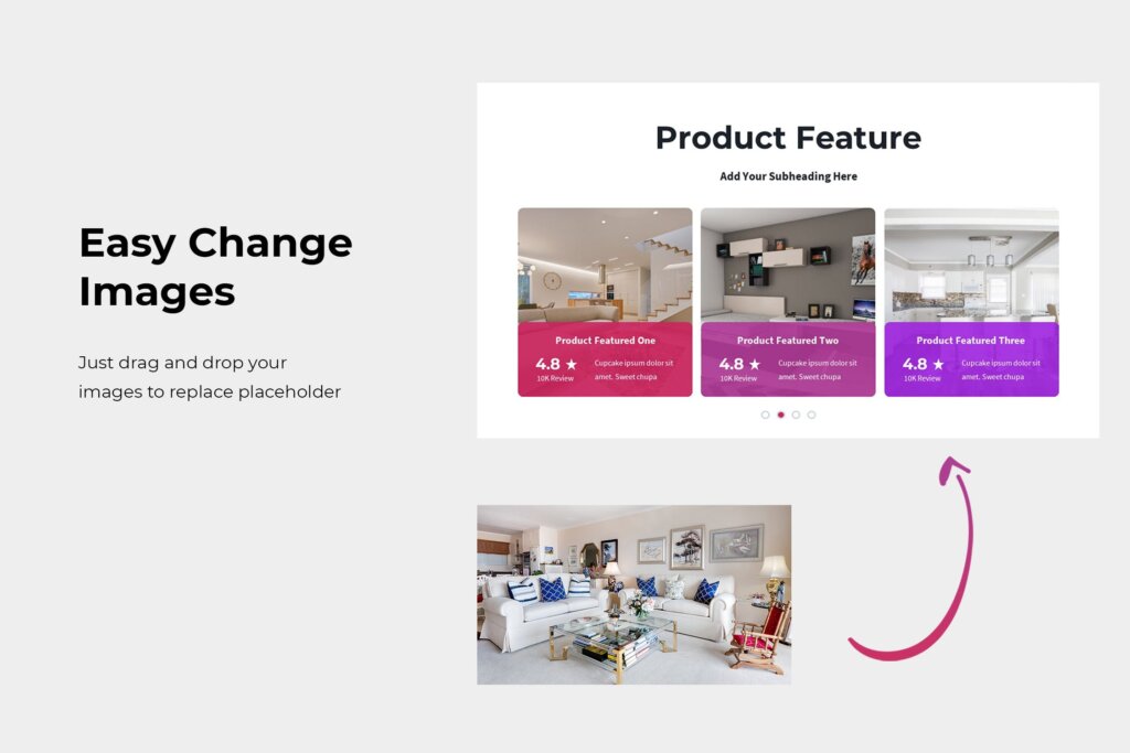 室内设计工作室设计案例幻灯片PPT模版Roomes Business Google Slides Presentation插图5