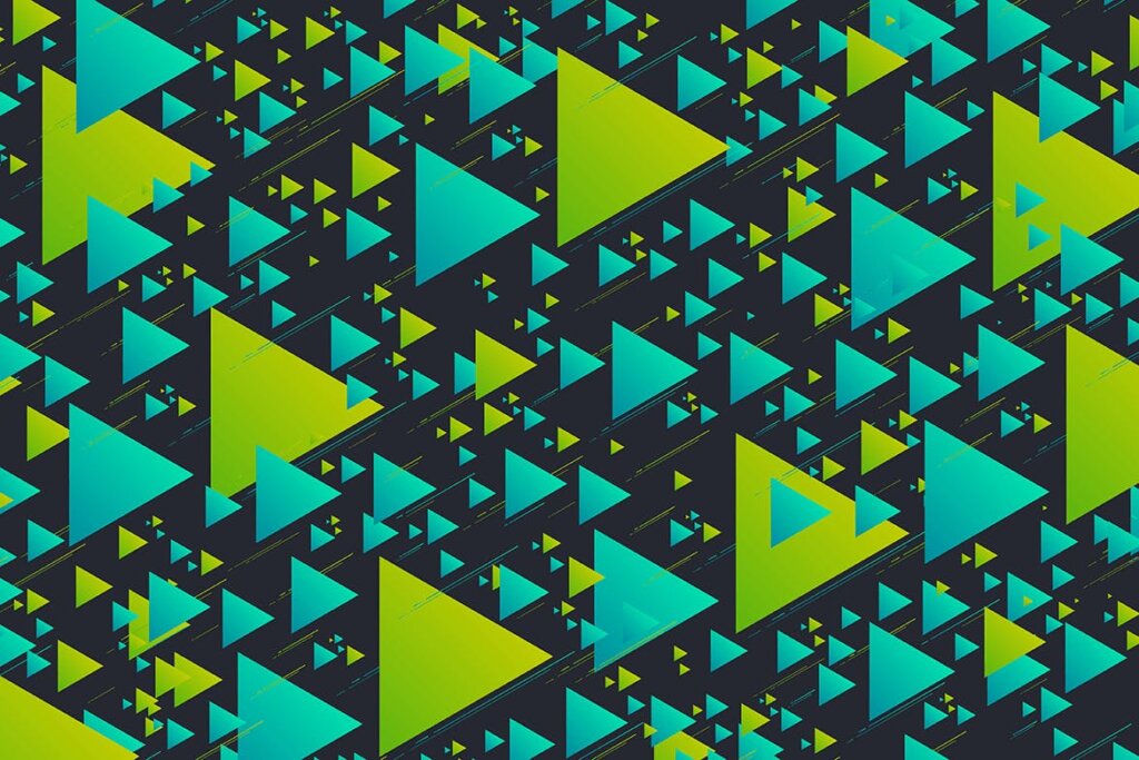 随机金字塔背景装饰图案纹理素材Triangles Motion Backgrounds插图5