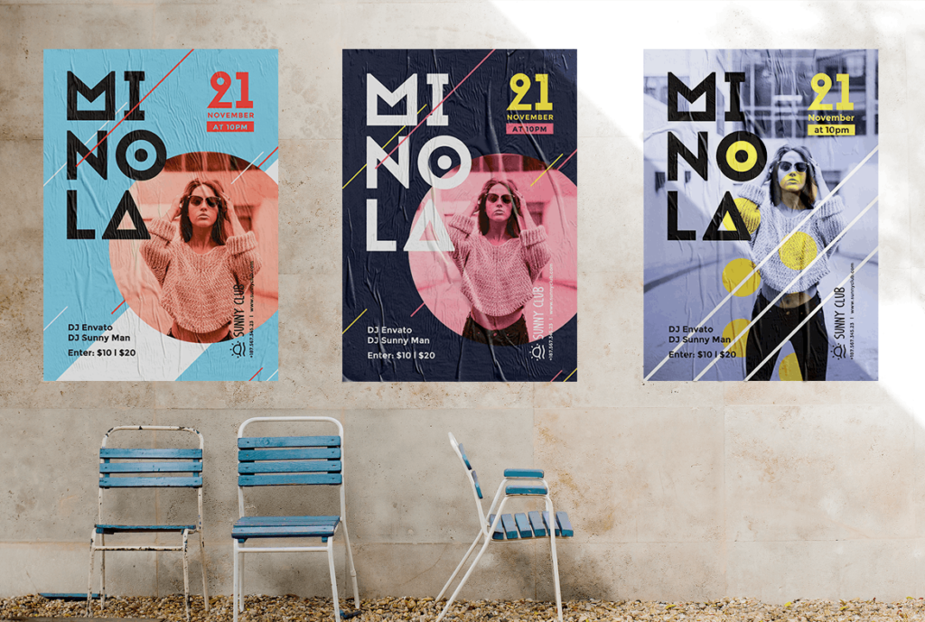 现代街舞风格海报传单模板素材下载DJ Minola Party Flyer Poster插图6