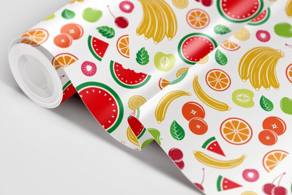 壁纸装饰图案水果罐头装饰图案纹理素材模版下载Natural Fruit Juices Seamless Patterns Vol1插图6