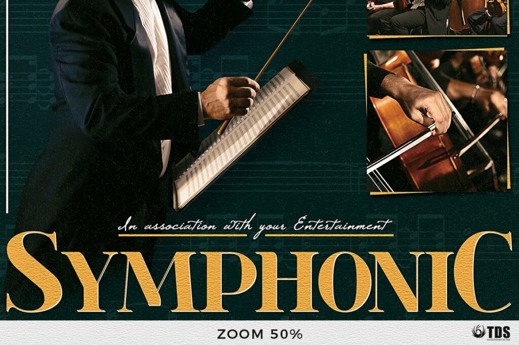 交响会音乐会传单海报模板素材下载Symphonic Orchestra Flyer Template V2插图6