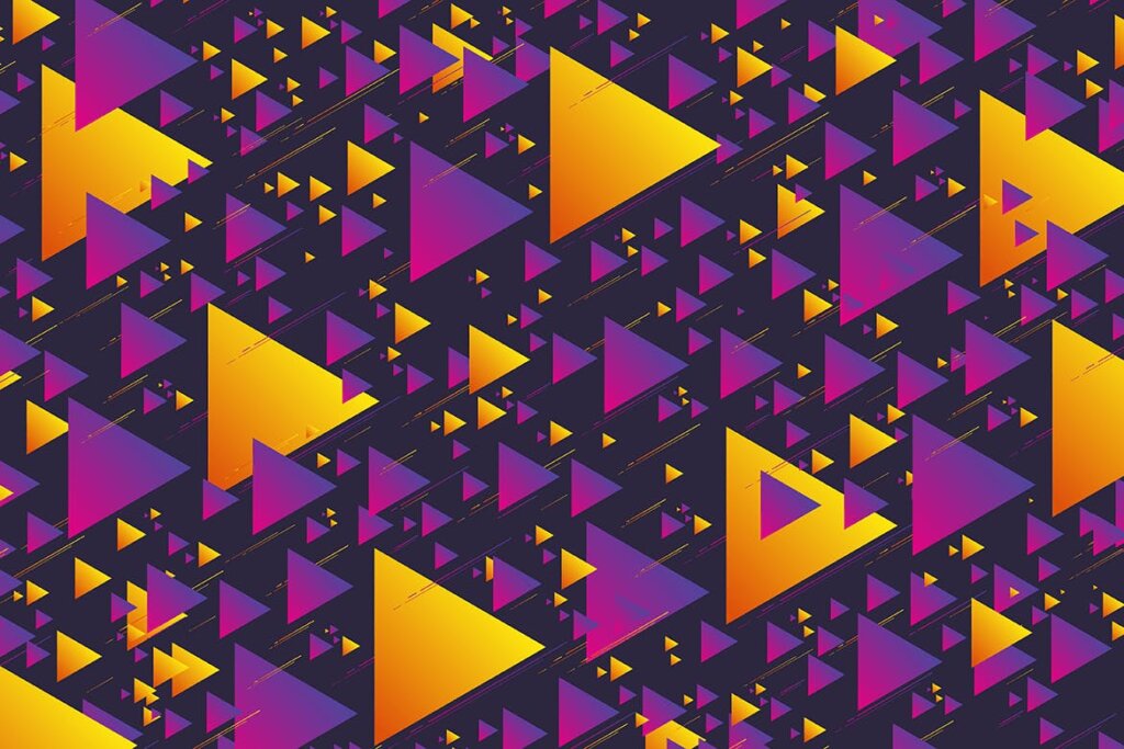 随机金字塔背景装饰图案纹理素材Triangles Motion Backgrounds插图6