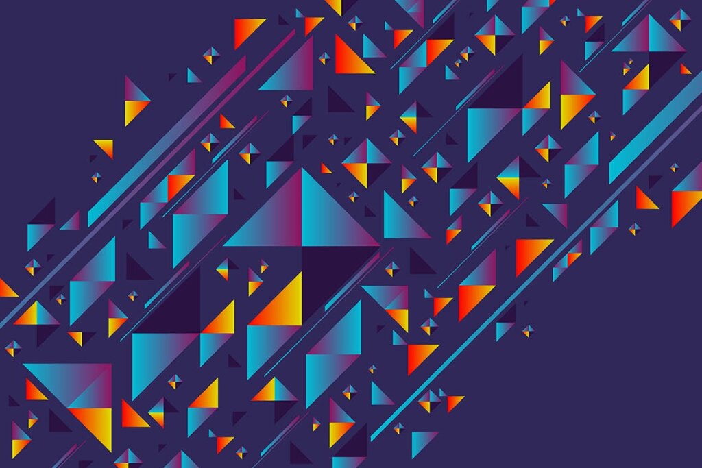 几何色块装饰图案纹理素材/书籍封面色块装饰图案纹理素材Abstract Triangle Shapes Backgrounds插图7
