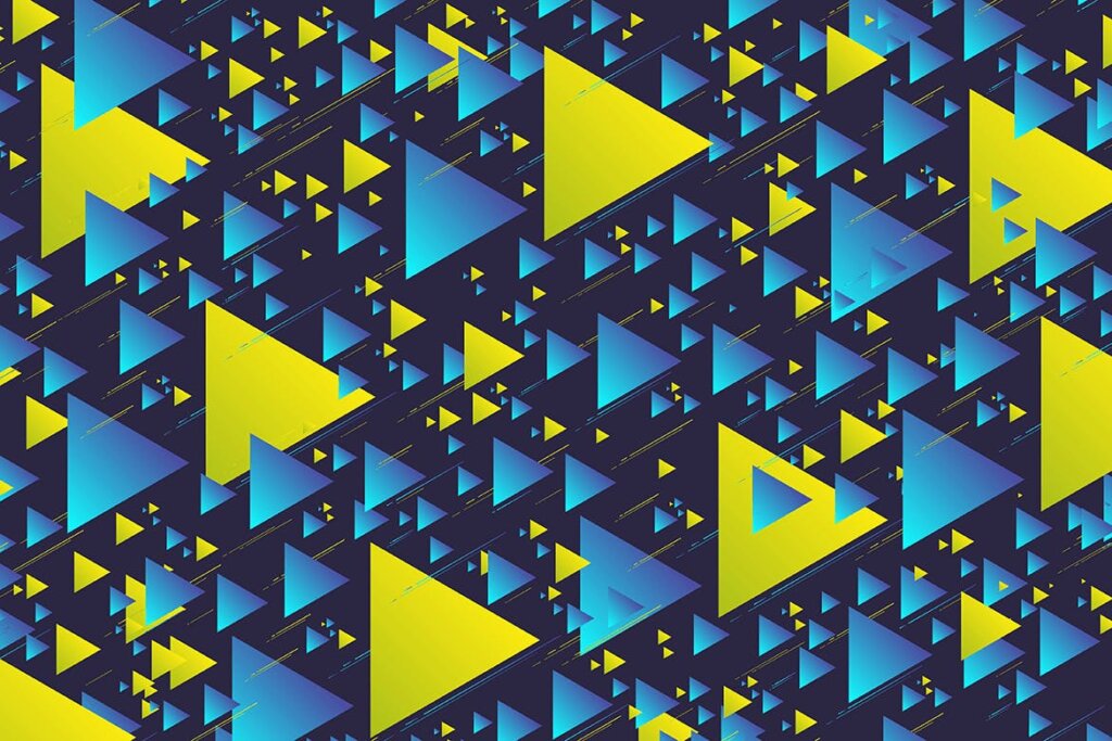 随机金字塔背景装饰图案纹理素材Triangles Motion Backgrounds插图7