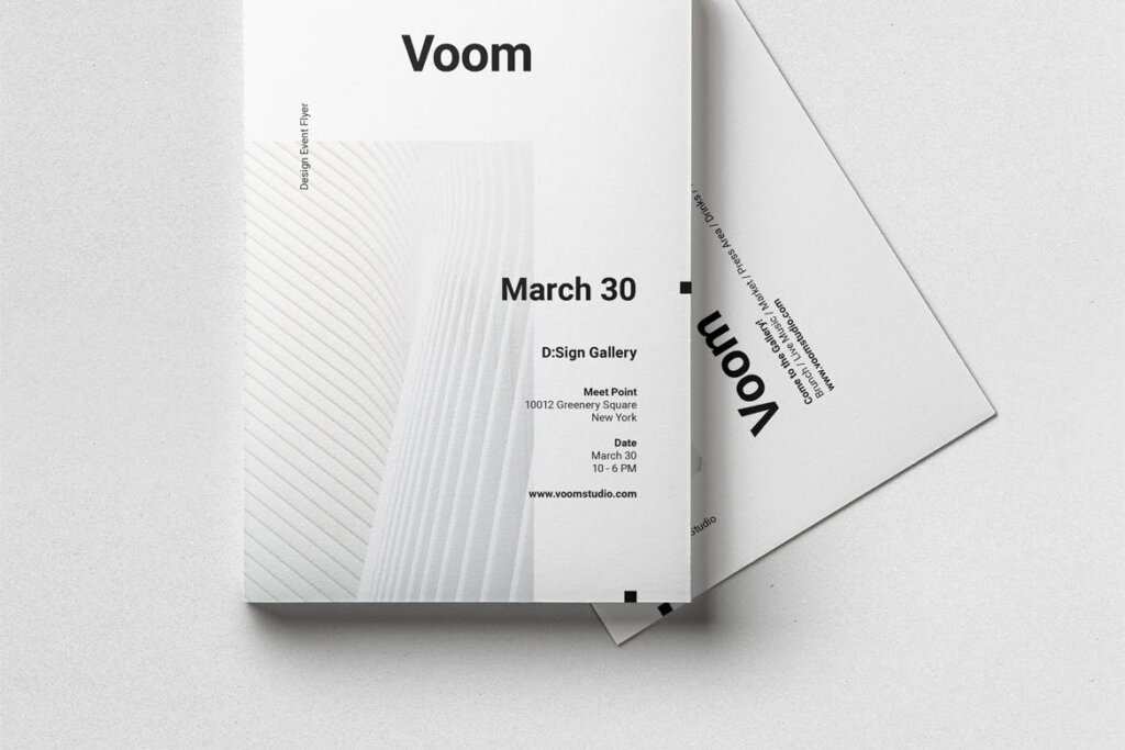 建筑摄影行业传单模版素材下载Voom Flyer插图6