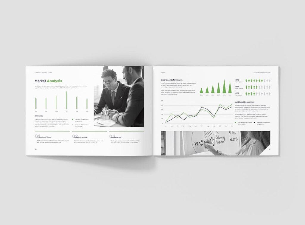 创意机构商业营销海报传单模版素材下载Creative Multipurpose Company Profile Landscape插图7