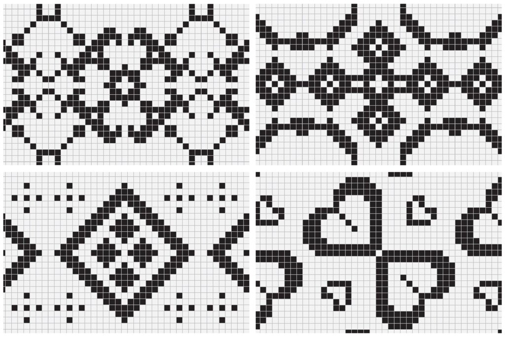 20个刺绣风格矢量图案素材纹理素材Embroidery Style Vector Patterns插图7