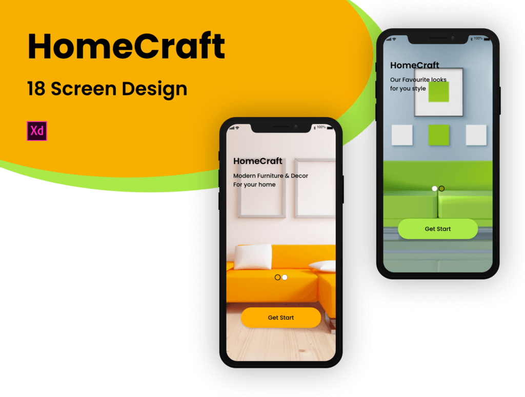 智能家具/电子商务UI界面设计套件素材模板下载HomeCraft插图1