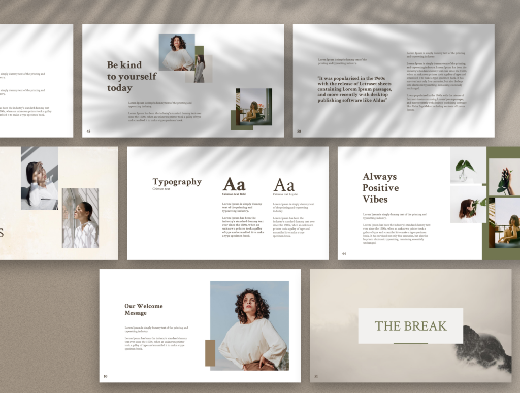品牌指南介绍类幻灯片PPT模板素材下载 MERYLIN – Powerpoint Brand Guidelines插图2
