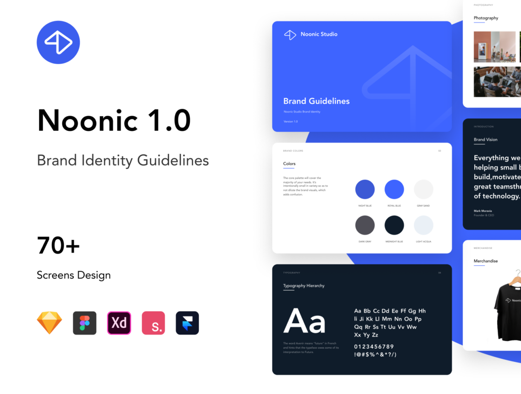 品牌书籍和风格指南演示模板素材下载Noonic – Brand Identity & Style Guide插图1