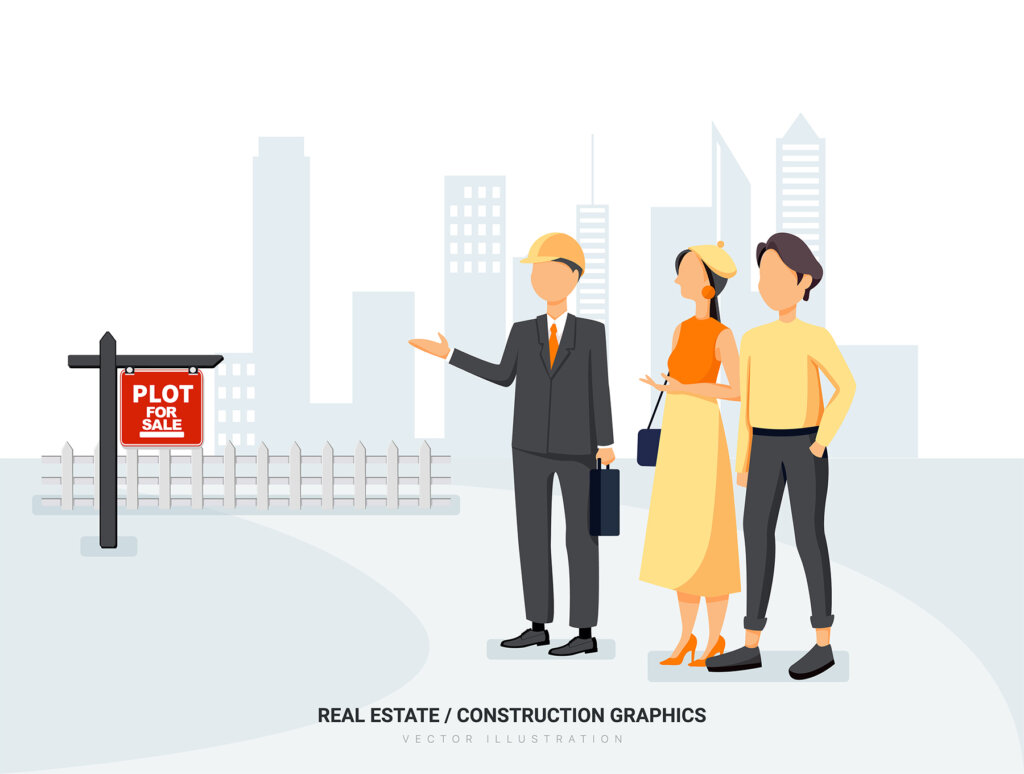 建筑工地施工场景插画素材模板下载Pisces – Real Estate & Construction Vector Scenes插图7