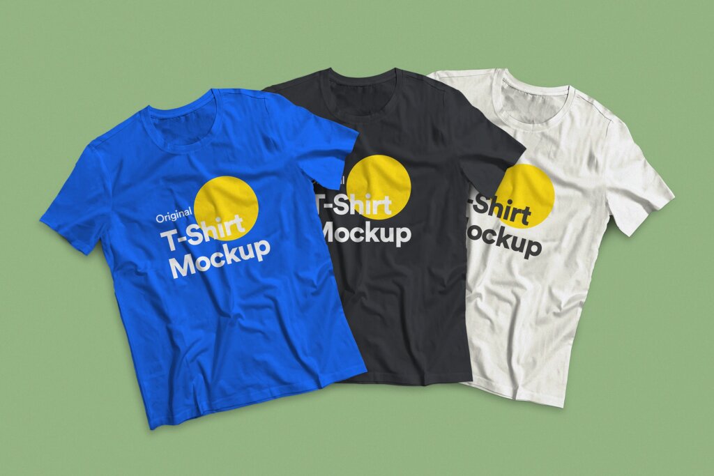 发布会纪念圆领T恤模型样机素材模型T-Shirt Mockup 08