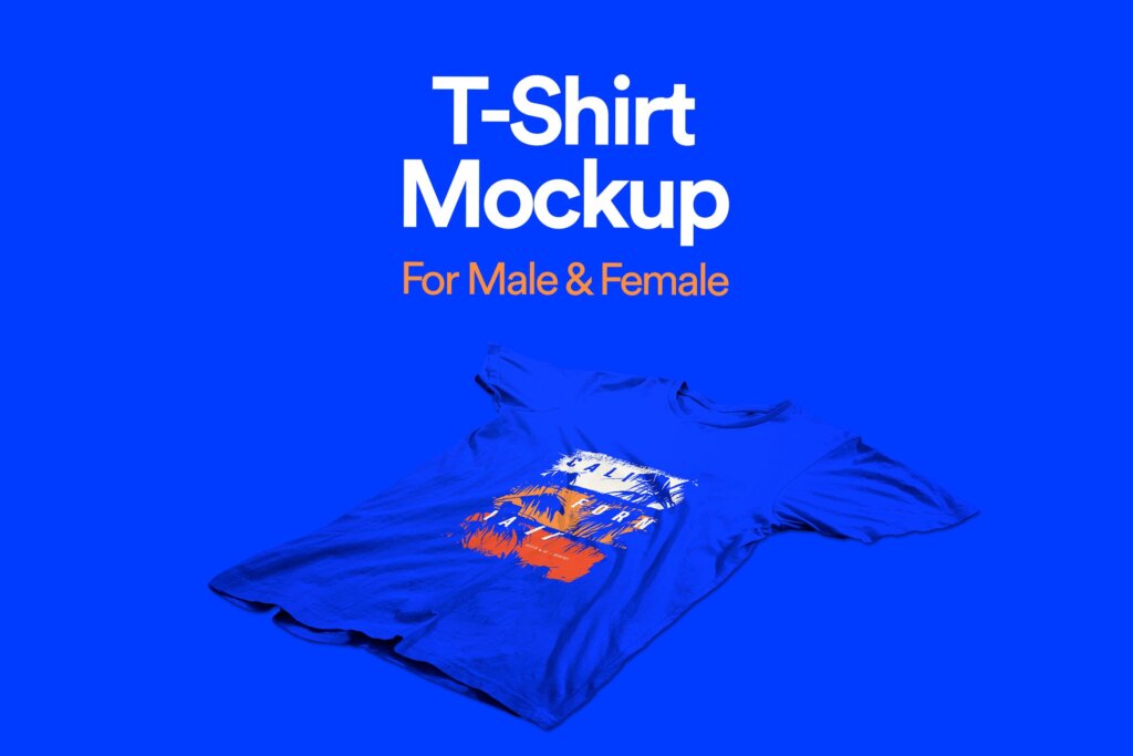 企业文化衫/男士T恤模板素材样机T-Shirt Mockup 11