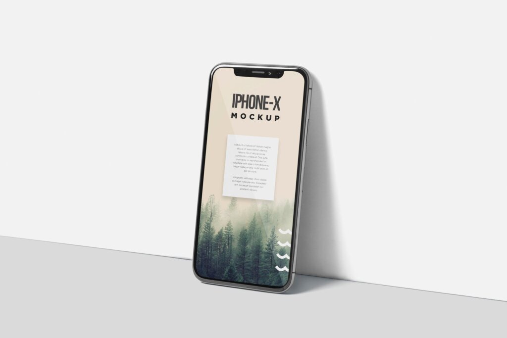 iPhone X模型集样机素材手机模型素材下载iPhone X Mockup AST5X5D插图