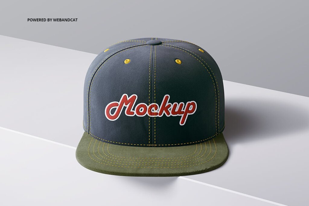 青年男士帽子模型样机素材下载Snapback Cap Mockup插图10