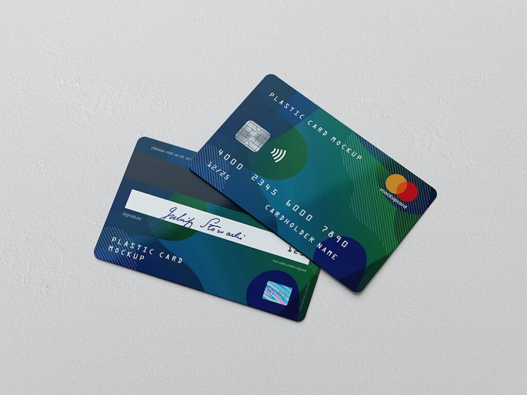 精致塑料卡/银行卡卡套模型样机素材Plastic Card / Bank Card MockUp插图11