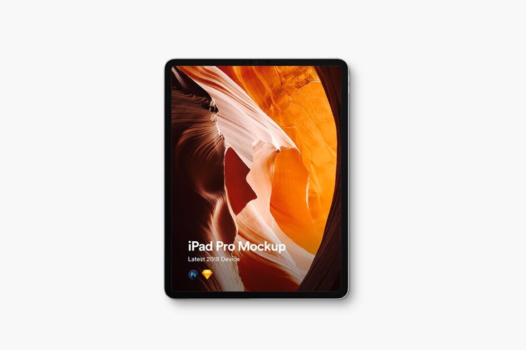 iPad Pro 2018样机素材模板下载iPad Pro 2018 Mockup插图1