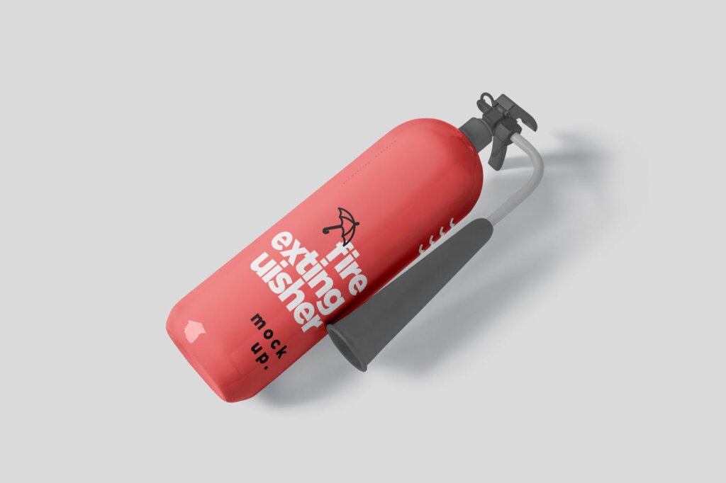 高端灭火器模型样机素材下载Fire Extinguisher Mockup Set插图2
