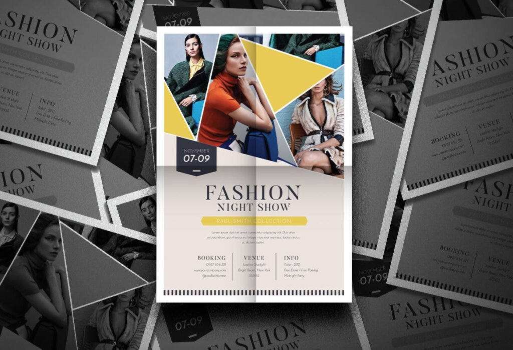 简单时尚海报宣传单模板Simple Fashion Flyer插图2