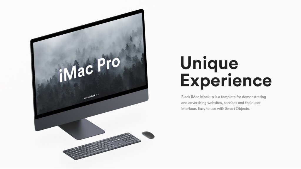 苹果电脑多角度样机素材模型下载iMac Pro Kit插图2