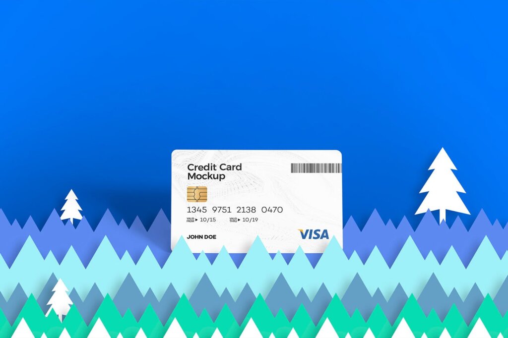 5个信用卡/精致卡套模型样机素材5 Credit Card Mockups插图3