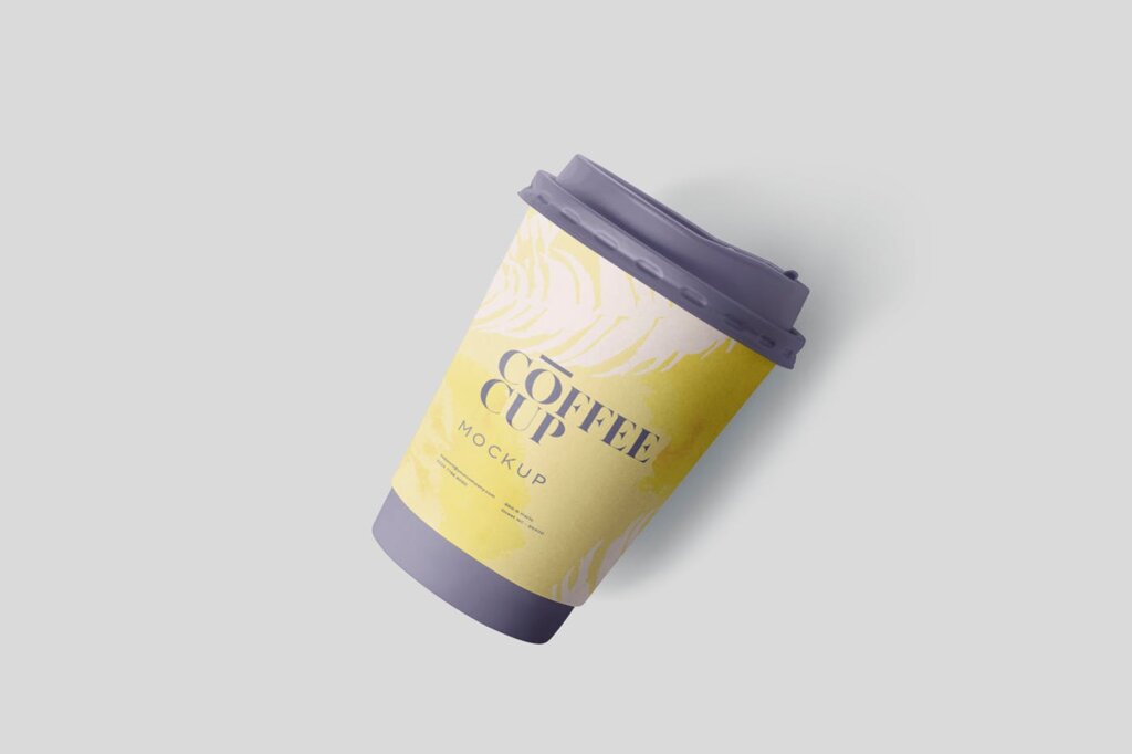 咖啡热饮杯模型样机素材下载模型Coffee Cup Mockup 5BBQP7J插图3