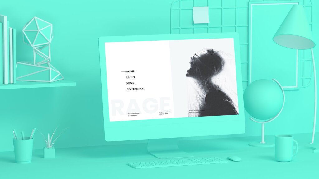精致高端iMac模型样机素材下载Colorful iMac Mockup EZKMRYF插图3