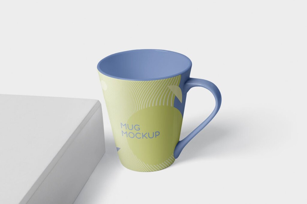 优质文艺的杯子/咖啡杯样机模型素材下载Mug Mockup Cone Shaped插图3
