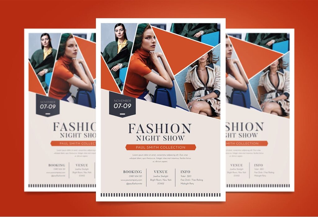 简单时尚海报宣传单模板Simple Fashion Flyer插图3